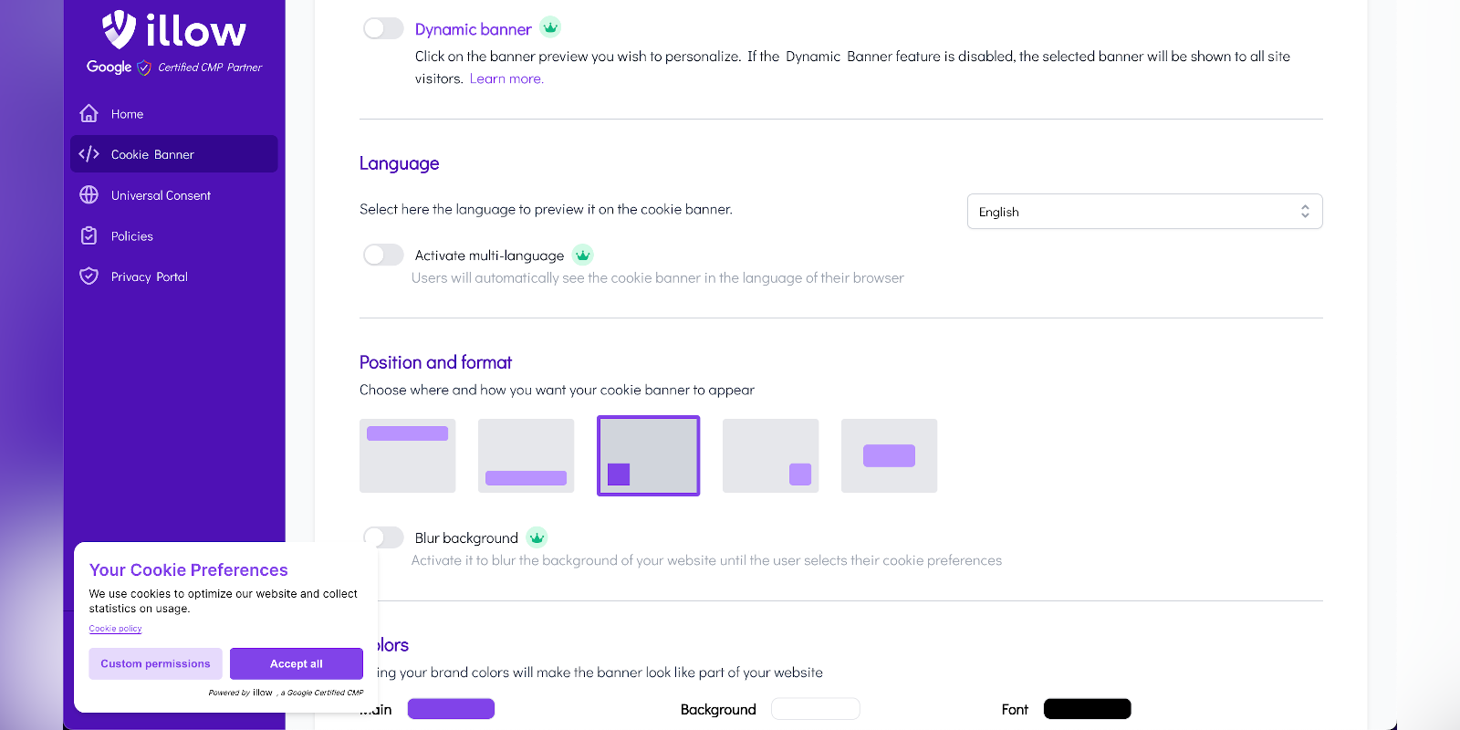 illow Cookie Consent Solution